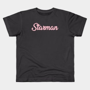 Starman, pink Kids T-Shirt